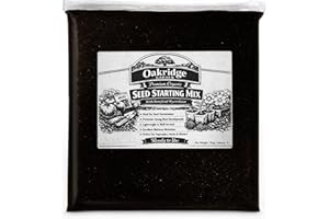 Oakridge Garden Premium Organic Seed Starting Mix with Mycorrhizae – Lightweight Seed Starter Soil for Vegetables, Herbs & Fl