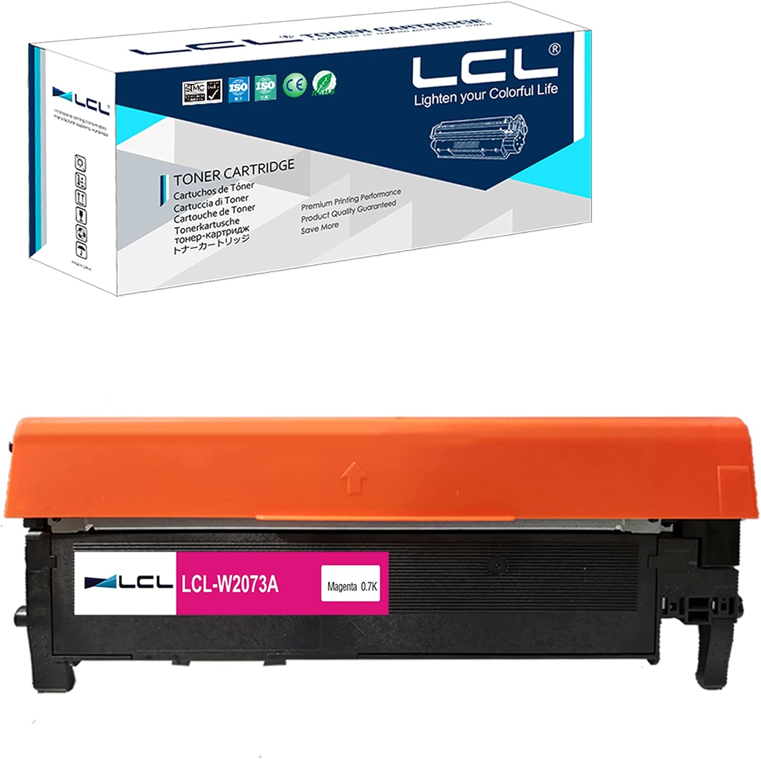 LCL Compatible 117A W2073A Toner Cartridge Replacement for HP Color Laser MFP 179fnw 178nw 150 150nw 150a MFP 178nwg 179fwg Toner HP MFP 178nw (1Magenta)