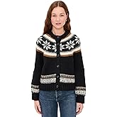 THE GREAT. Women's The Snowflake Ice Rink Alpaca Cardigan