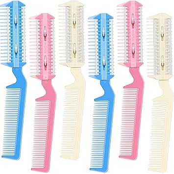 grooming comb with blade