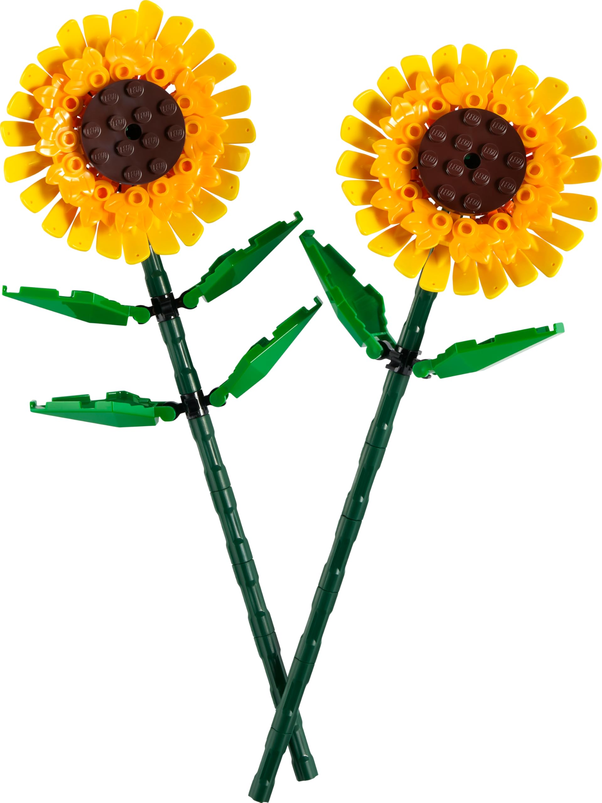 LEGO Botanicals Sonnenblumen - Gelbes Kunstblumen Set zum Bauen - Bastelset für Frauen und Männer - Schreibtischdeko oder DIY Blumendeko - Geschenk zum Muttertag - 40524 7