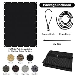 Artpuch 90% Sun Shade Cloth, 8 x 10 FT Pergola