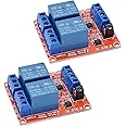 [2-Pack] DC 5V Relay Module 2-Channel Relay Switch with Optocoupler Isolation High/Low Level Trigger