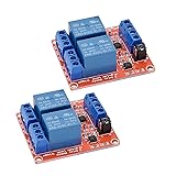 [2-Pack] DC 5V Relay Module 2-Channel Relay Switch