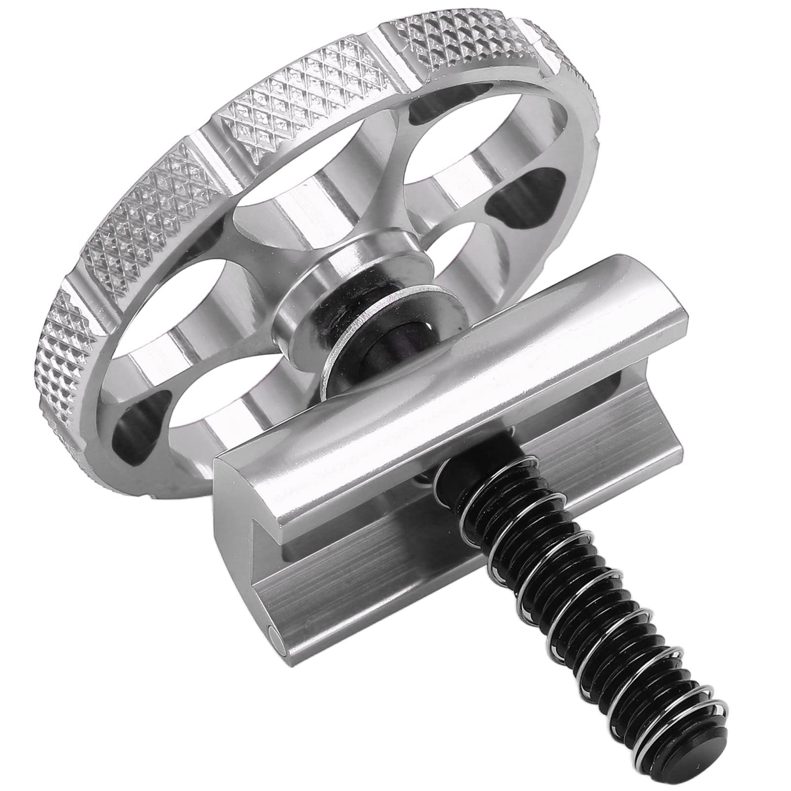 Bicycle Hingle Clamp C Buckle CNC Integrated Hinge Clamp Plate for Brompton Folding Bike(Silver)