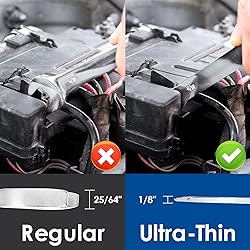 YIYEIE Super-Thin Open End Wrench Set, 9-Piece
