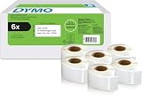 Dymo Authentic LabelWriter Return Address Labels 25x54 mm 6 Rolls 3000