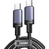 UGREEN 240W USB C Fast Charge Cable, Type C to Type C Cable, 48V 5A USB C to USB C Fast Charging Cord Compatible with iPhone 