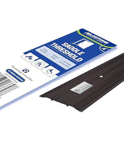 Pemko - 271D36 Fluted Saddle Threshold, Dark Bronze Anodized