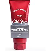 Old Spice Mens Hair Cream, Frizz-Free Taming Cream, Healthy &amp; Strong with Vitamin E &amp; Biotin, Low Hold, 6.0 fl oz