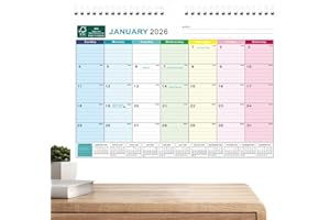 2026-2027 Wall Calendar,Thick Paper with Holidays Notes - Monthly Calendar 2026-2027 Planner,for Home Office School Appointme