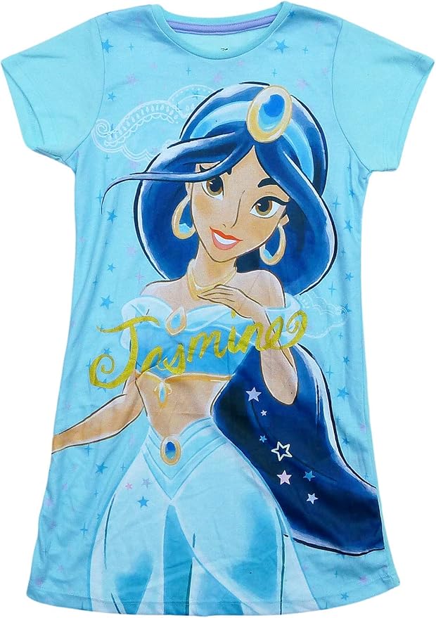 Girls Disney Princess Jasmine Nighty Nightdress Sizes from 2 to 10