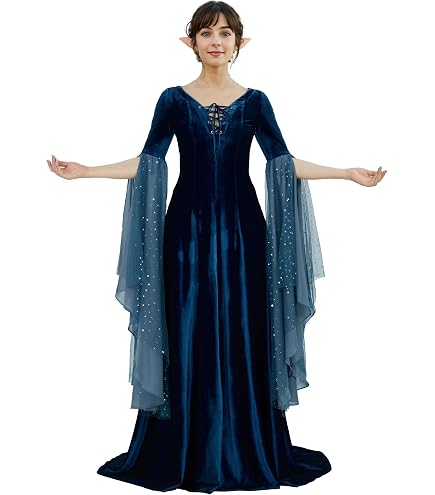 women's fantasy dress Womens Medieval Celtic Viking Renaissance Elven Dress Vintage Witch Costume Cosplay Gothic Hooded Cloak : Clothing, Shoes & Jewelry H&m Green Gonna Tulle Atria Signature Colors:Soft Yellow Crew Pack Of 1 ruffle skirt with plenty
