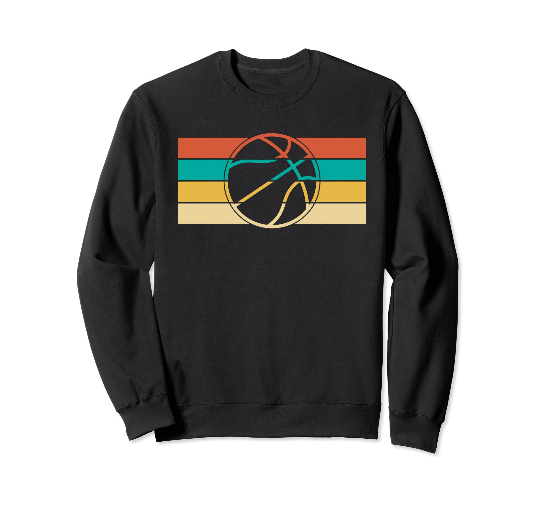Retro Basketball Hoops Streetball - Vintage Basketball Sweatshirt