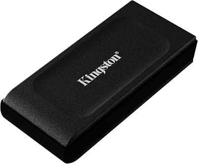 Kingston XS1000 2TB External SSD USB 3.2 Gen 2 Portable Solid State Drive Black