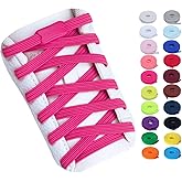 Booyckiy No Tie Elastic Shoelaces for Kids, Adults, Adjustable Tieless Shoe Lace
