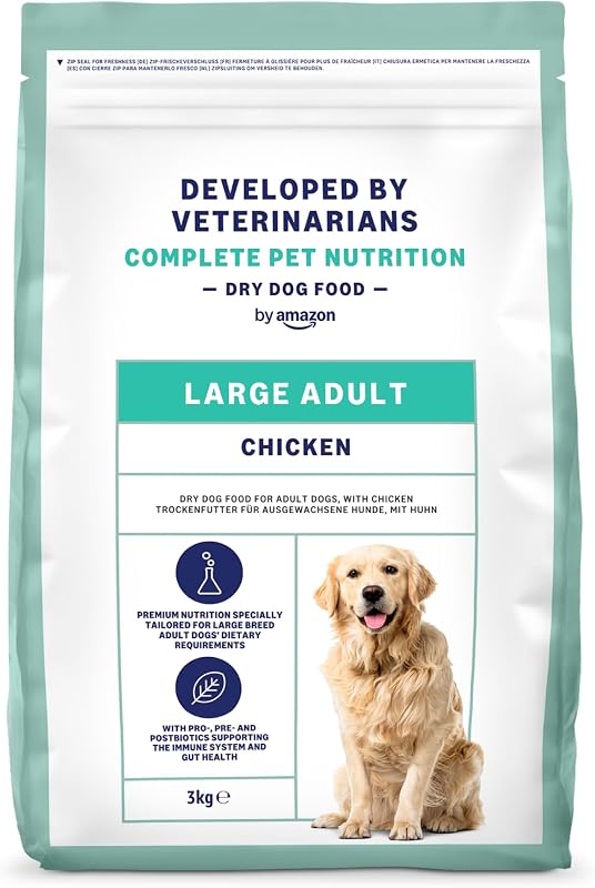 Alimento seco prémium para Perros Adultos, Pollo Grande, 3 kg, 1 Paquete