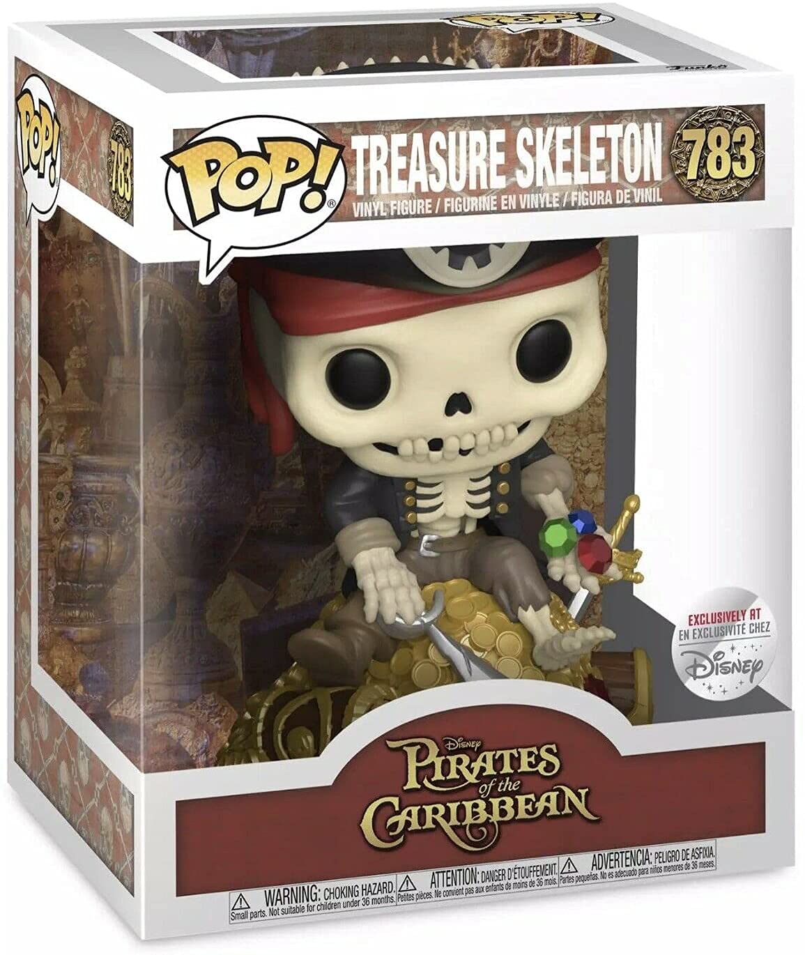 Treasure Skeleton Pirates of The Caribbean Exclusive