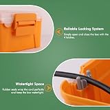 Restmo Large Outdoor Electrical Box with Transparent Lid IP54 Weatherproof view 5