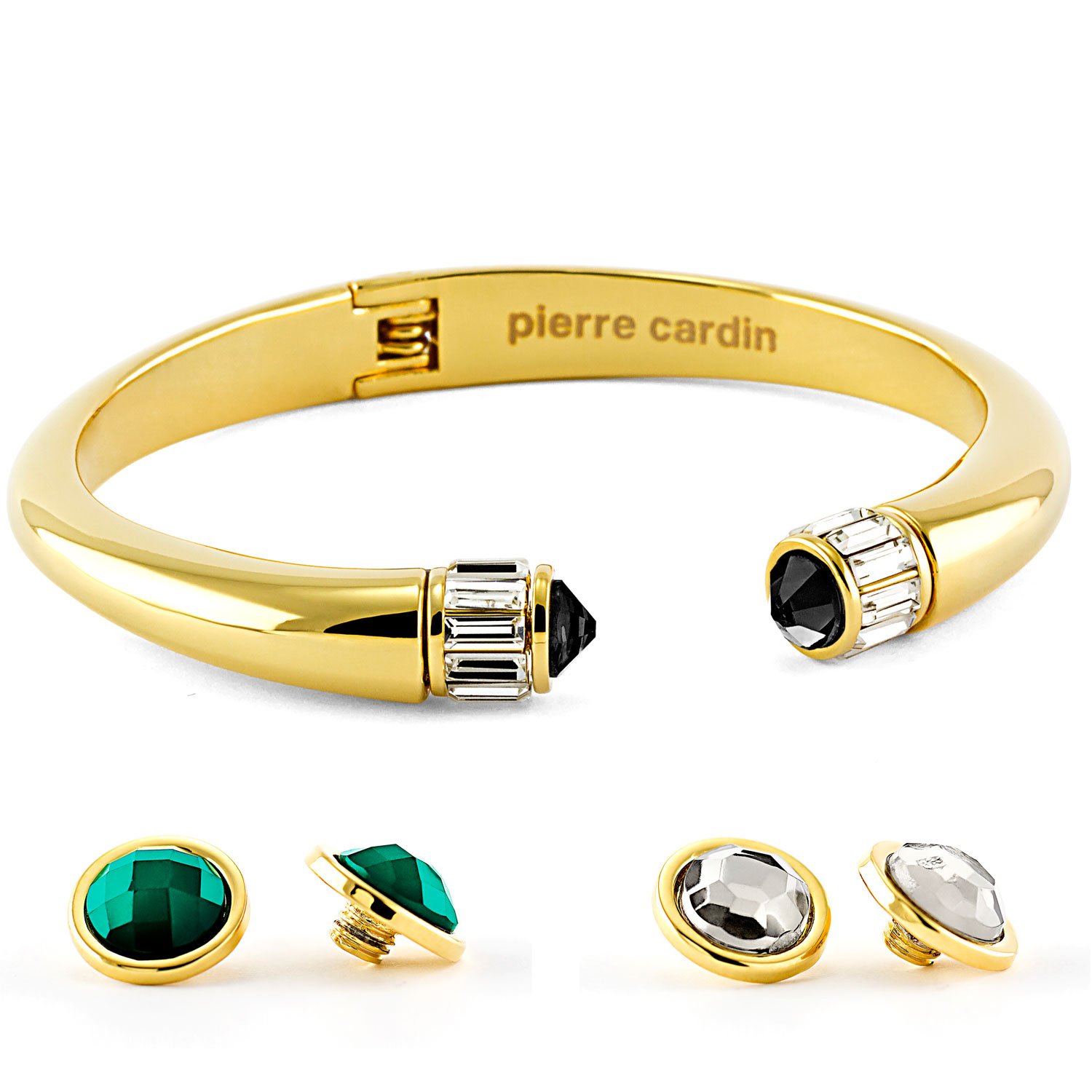 Pierre Cardin Bracelet with Rhinestone Gift Set Ladies Gold Amazon.co