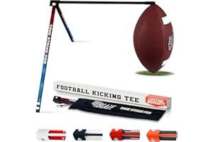 Trailblaze True Strike Pro Football Kicking Tee - Ultimate Football Tee Compatible with All Ball Sizes, Bonus Goal Kicking Tr