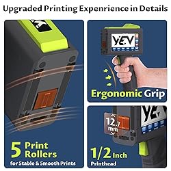 YEV Handheld Inkiet Printer V127 Newly Enhanced
