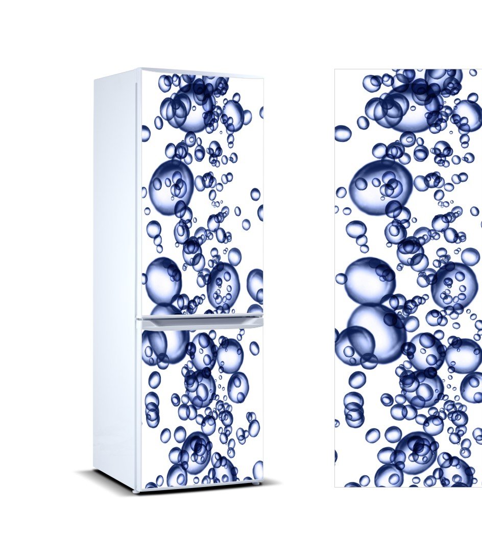 Vinilo para Frigorífico burbujas de agua |Varias Medidas 185x60cm ...