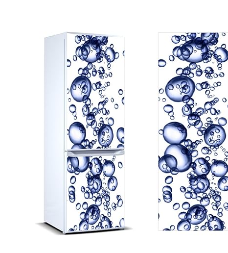 Vinilo para Frigorífico burbujas de agua |Varias Medidas 185x60cm ...