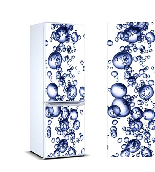 Vinilo para Frigorífico Burbujas de Agua | Varias Medidas 185x70cm ...