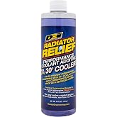 Design Engineering Radiator Relief Coolant Additive 16 oz | Engine Coolant for Cars, Trucks, RVs, Motorcycles &amp; More Radiator Coolant Reduces Engine Temps Up To 30&deg;F | Made in USA