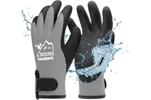 100% Waterproof Gloves for Men and Women, Winter Work Gloves for Cold Weather, Touchsreen, Thermal Insulated Freezer Gloves, 