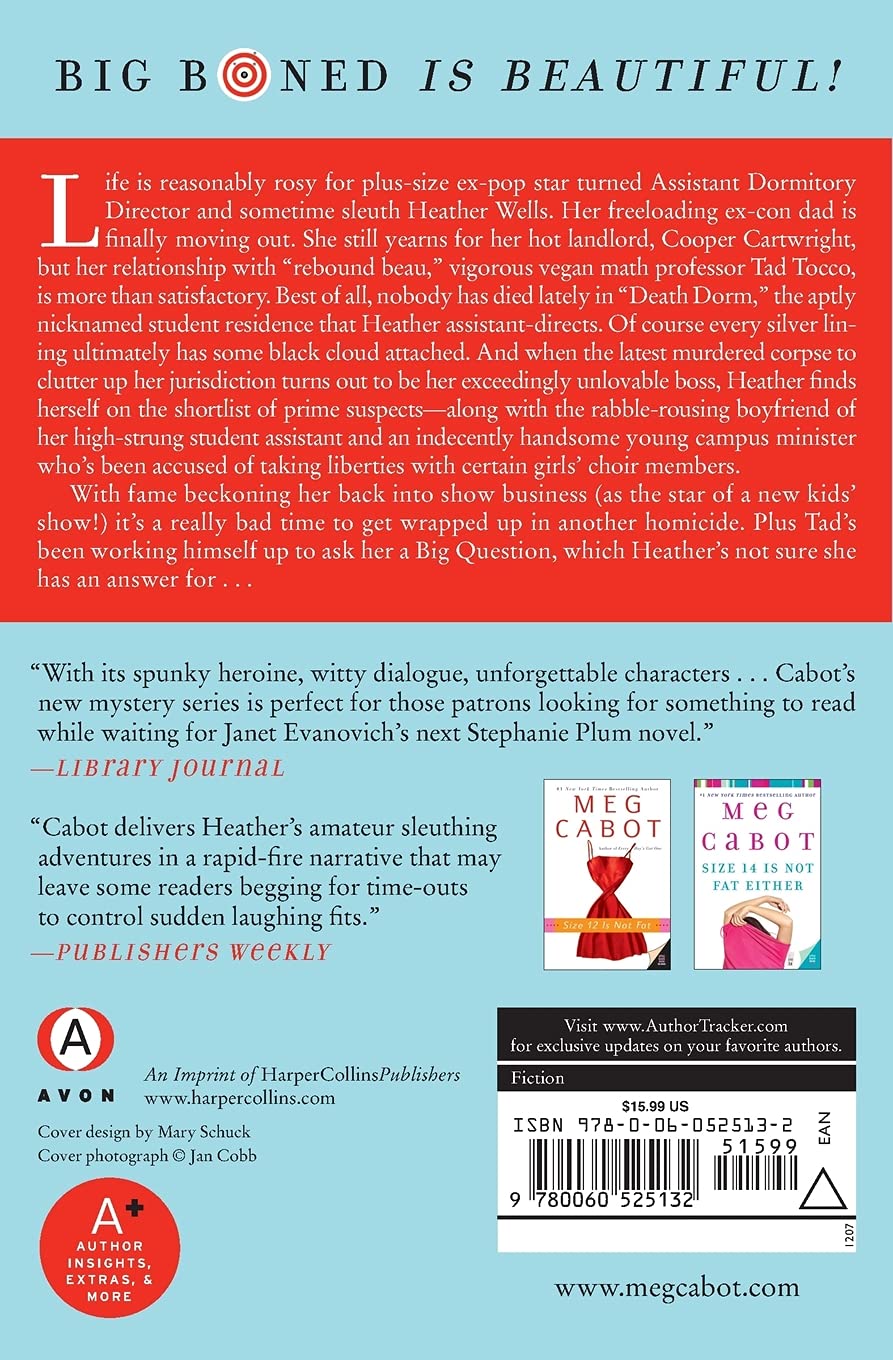 Big Boned Heather Wells Mysteries 3 Cabot Meg 9780060525132 Amazon Com Books