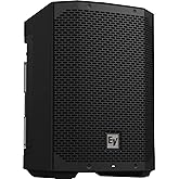 Electro-Voice EVERSE 8 8-Inch Compact Lightweight Weatherized 2-Way Battery Powered Loudspeaker with Bluetooth Audio and Control (Black)
