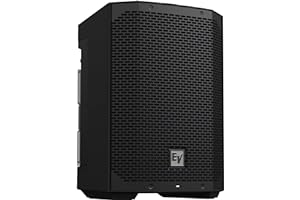 Electro-Voice EVERSE 8 8-Inch Compact Lightweight Weatherized 2-Way Battery Powered Loudspeaker with Bluetooth Audio and Control (Black)