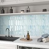 CHIHUT 16 Sheets Stick on Backsplash Tiles for
