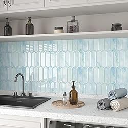 CHIHUT 16 Sheets Stick on Backsplash Tiles for