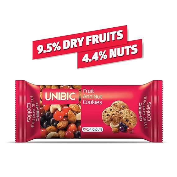 Unibic Cookies, Fruit and Nut, 75g Amazon.in Amazon Pantry