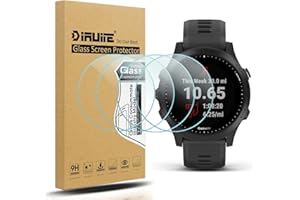 Suoman 4-Pack for Garmin Forerunner 945 Screen Protector, 2.5D 9H Hardness Ultra-Thin Tempered Glass Screen Protective Film [Anti-Scratch]