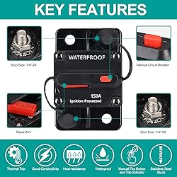 150 Amp Circuit Breaker,with Manual