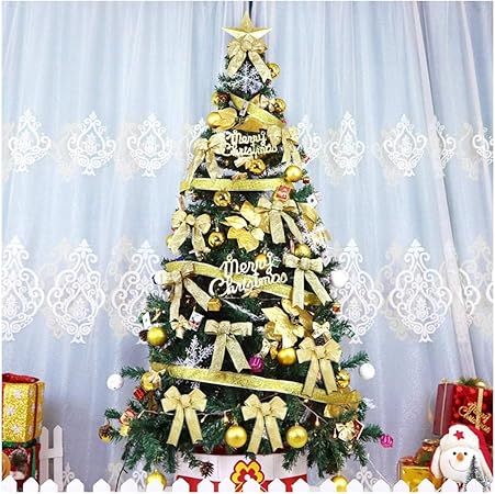Albero Di Natale 5 Metri.Weters Albero Di Natale Oro 59 Pollici 1 5 Metri 70 87 Pollici 1 8 Metri 82 68 Pollici 2 1 Metri Di Lusso Di Grandi Dimensioni Decorazione Di Natale Albero Di Natale 82 68inches Amazon It Casa E Cucina