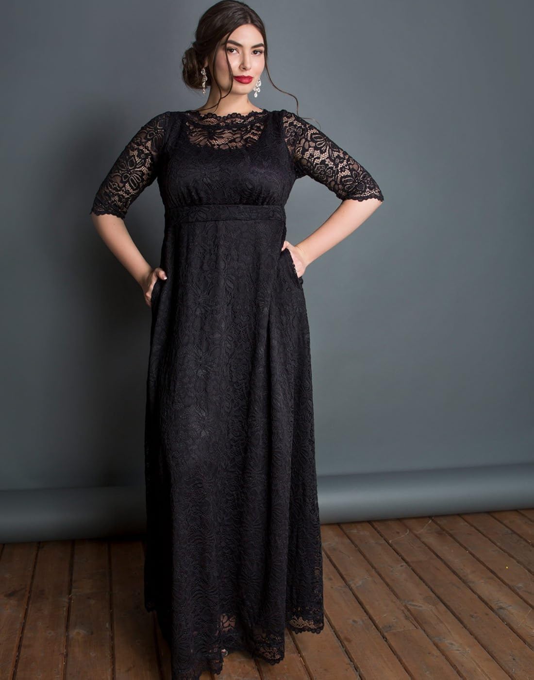 leona lace gown