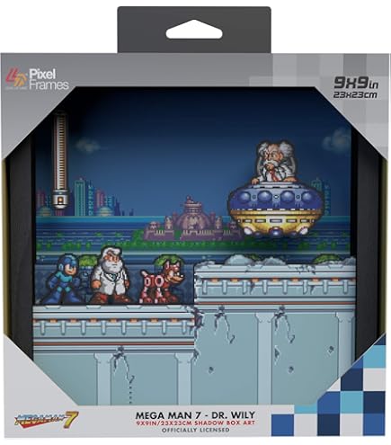 Cadre Pixel Frames Street Fighter II The World Warriors - 25x30cm - Officiel Capcom