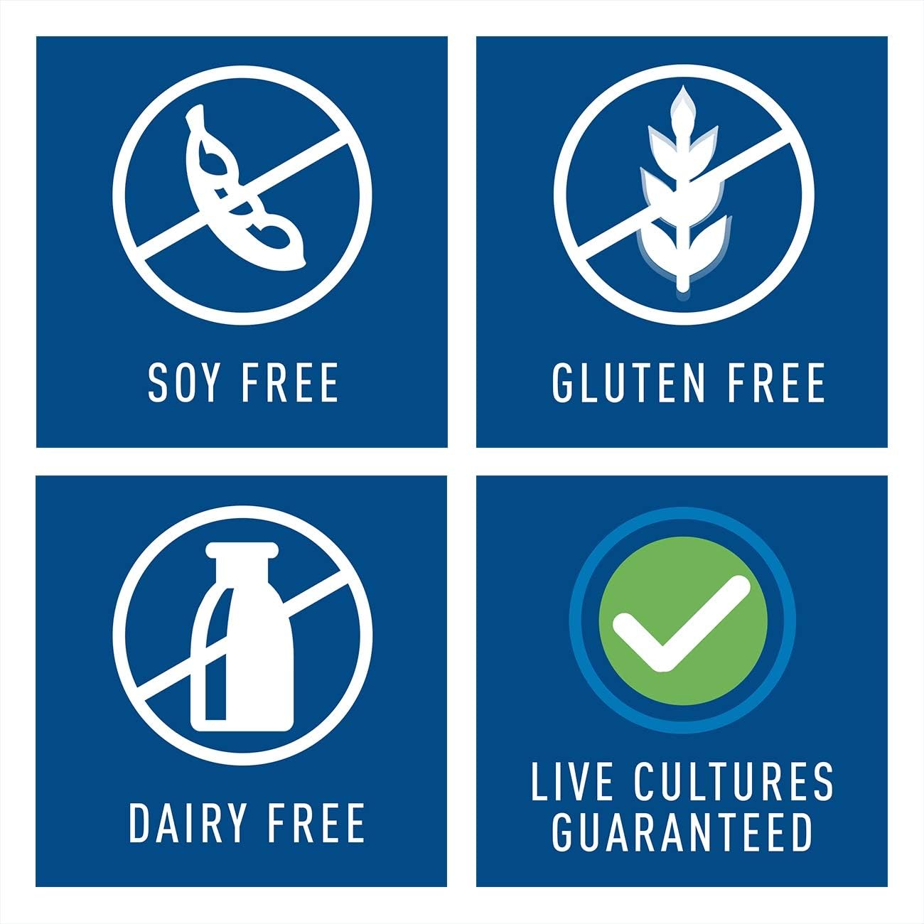 Renew Life Adult Probiotics 50 Billion CFU Guaranteed, 12 Strains, For Men & Women, Shelf Stable, Gluten Dairy & Soy Free, 30 Capsules, Ultimate Flora Extra Care- 60 Day Money Back Guarantee: Health & Personal Care