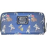 Loungefly Disney Star Wars Ahsoka Tano and Grogu The Mandalorian Allover Print Zip Around Wallet