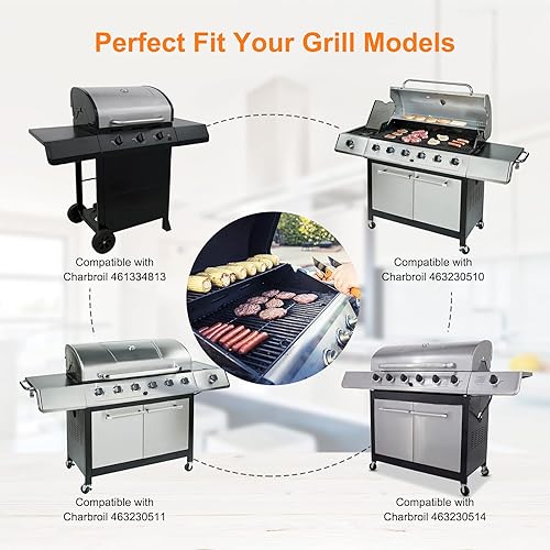 Hisencn Grill Heat Plate for Charbroil Burner 463230515