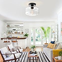 MAXvolador Industrial Semi Flush Mount Ceiling