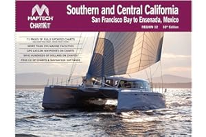MAPTECH ChartKit Region 12: Southern and Central California San Francisco Bay to Ensenada, 10th Edition