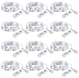 Minetom 12 Pack Fairy Lights Battery Operated