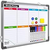 Small Weekly Calendar Dry Erase Whiteboard for