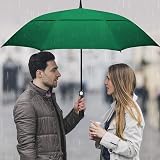 ACEIken Golf Umbrella Windproof 62 Inch Dark Green Double Canopy view 7